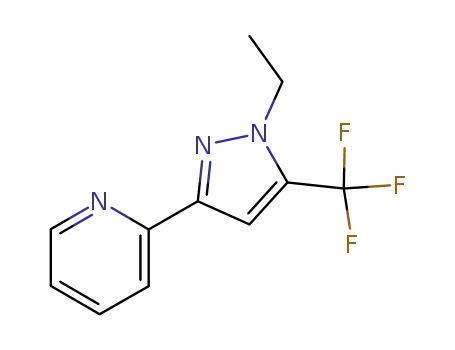 Pyridine, 2-[1-ethyl-5-(trifluoromethyl)-1H-pyrazol-3-yl]-