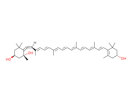 24730-28-7,b,b-Carotene,6,7-didehydro-5,6-dihydro-3,3',5-trihydroxy- (9CI),b-Carotene,6,7-didehydro-5,6-dihydro-3,3',5-trihydroxy-, (3R,3'R)-all-trans- (8CI);Deepoxyneoxanthin