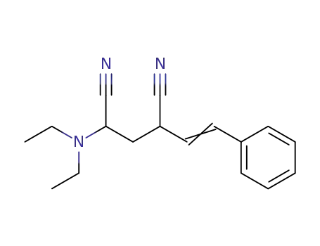 5-phenyl-1-diethylamino-1,3-dicyano-4-pentene