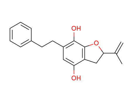 85526-67-6,4,7-Benzofurandiol,2,3-dihydro-2-(1-methylethenyl)- 6-(2-phenylethyl)- ,