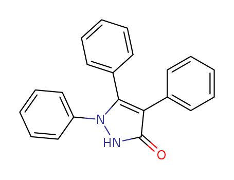 3H-Pyrazol-3-one, 1,2-dihydro-1,4,5-triphenyl-