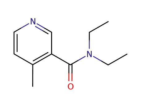 Molecular Structure of 60511-48-0 (3-Pyridinecarboxamide, N,N-diethyl-4-methyl-)
