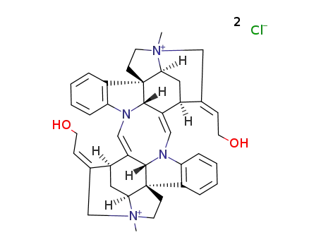 Molecular Structure of 6696-58-8 (TOXIFERINE DICHLORIDE			)