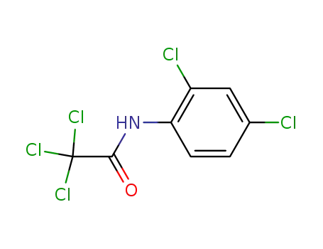 Molecular Structure of 33560-54-2 (2,2,2-trichloro-N-(2,4-dichlorophenyl)acetamide)