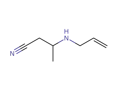 Molecular Structure of 76201-87-1 (3-Allylamino-butyronitrile)