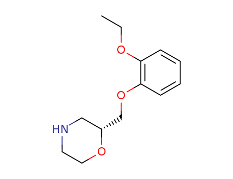 52730-45-7,Morpholine,2-[(2-ethoxyphenoxy)methyl]-,(2R)- ,