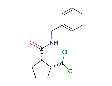 (1S,2R)-2-Dichloromethyl-cyclopent-3-enecarboxylic acid benzylamide
