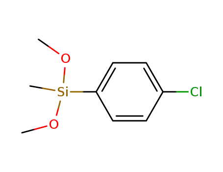 Dimethoxy-methyl-<4-chlor-phenyl>-silan