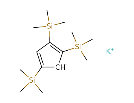 Molecular Structure of 103731-91-5 (Potassium, [1,2,4-tris(trimethylsilyl)-2,4-cyclopentadien-1-yl]-)