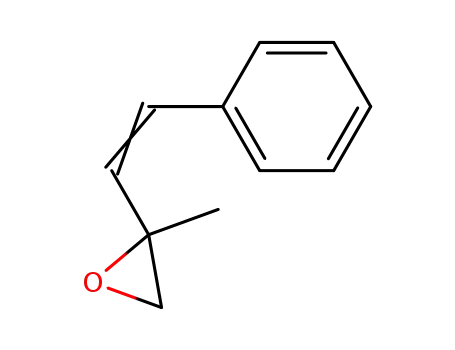 Molecular Structure of 59554-63-1 (Oxirane, 2-methyl-2-(2-phenylethenyl)-)