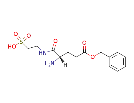 Molecular Structure of 141870-97-5 (γ-benzyl-α-L-glutamyltaurine)