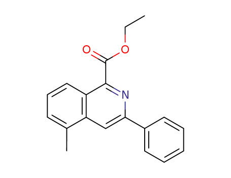 1-Isoquinolinecarboxylic acid, 5-methyl-3-phenyl-, ethyl ester
