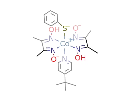 Molecular Structure of 55886-71-0 (benzenethiolate; cobalt; N-[(Z)-3-nitrosobut-2-en-2-yl]hydroxylamine; 4-tert-butylpyridine)