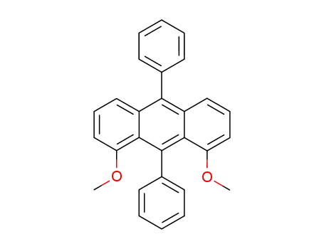 Molecular Structure of 80034-49-7 (Anthracene, 1,8-dimethoxy-9,10-diphenyl-)