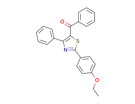 5-Benzoyl-2-(4-ethoxyphenyl)-4-phenylthiazol