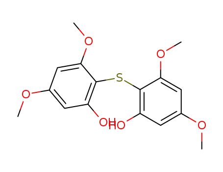 Molecular Structure of 144427-07-6 (Phenol, 2,2'-thiobis[3,5-dimethoxy-)