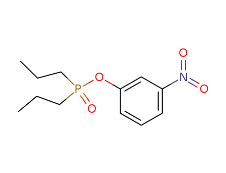 Phosphinic acid,dipropyl-, m-nitrophenyl ester
