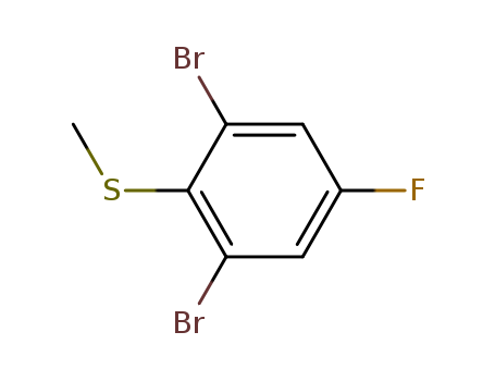 Benzene, 1,3-dibromo-5-fluoro-2-(methylthio)-