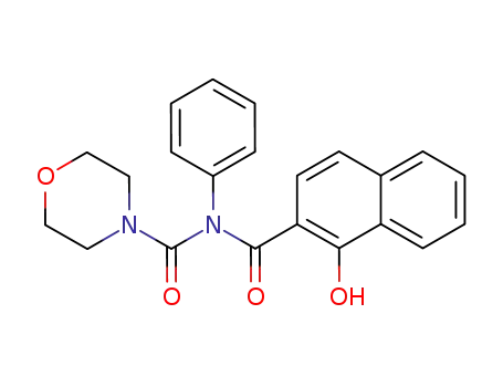 4-Morpholinecarboxamide,
N-[(1-hydroxy-2-naphthalenyl)carbonyl]-N-phenyl-