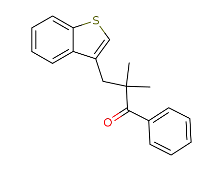 3-benzo[<i>b</i>]thiophen-3-yl-2,2-dimethyl-1-phenyl-propan-1-one