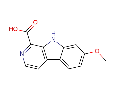 17019-05-5,9H-Pyrido[3,4-b]indole-1-carboxylicacid, 7-methoxy-,11-Methoxy-b-carboline-3-carboxylic acid;Harmic acid