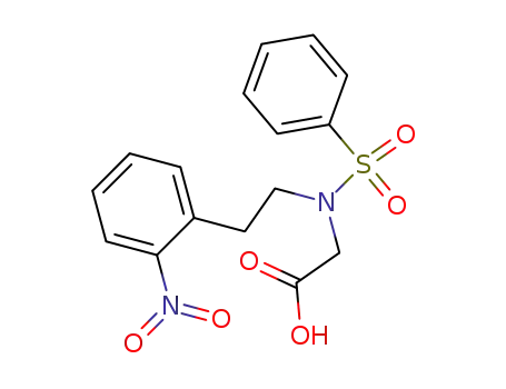 N-Benzolsulfonyl-N-2-(2-nitrophenyl)-ethylglycin