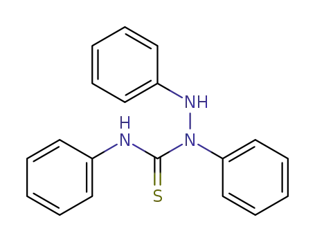 Molecular Structure of 90396-31-9 (Hydrazinecarbothioamide, N,1,2-triphenyl-)