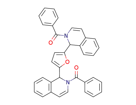 2,2'-dibenzoyl-1,2,1',2'-tetrahydro-1,1'-furan-2,5-diyl-bis-isoquinoline