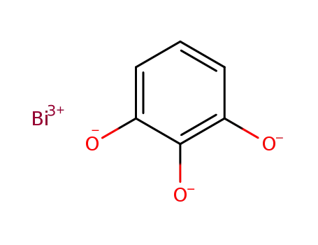 Molecular Structure of 59383-72-1 (1,2,3-Benzenetriol, bismuth(3+) salt (1:1))