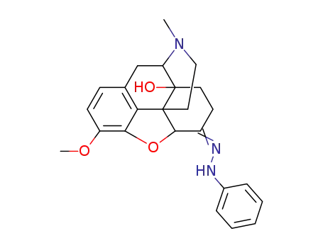 4,5-epoxy-14-hydroxy-3-methoxy-17-methyl-morphinan-6-one-phenylhydrazone