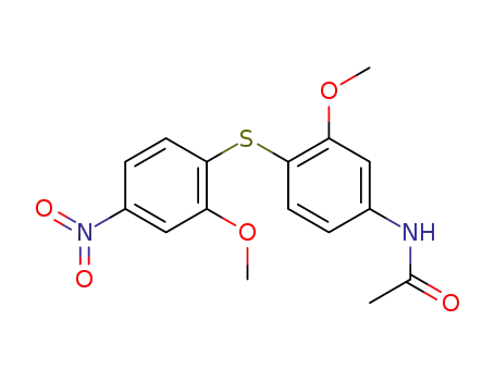 acetic acid-[3-methoxy-4-(2-methoxy-4-nitro-phenylsulfanyl)-anilide]