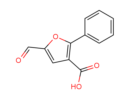 3-Furancarboxylic acid, 5-formyl-2-phenyl-