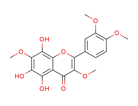 2-(3,4-dimethoxy-phenyl)-5,6,8-trihydroxy-3,7-dimethoxy-chromen-4-one
