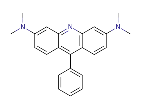 Molecular Structure of 16292-14-1 (3,6-Acridinediamine,N3,N3,N6,N6-tetramethyl-9-phenyl-)