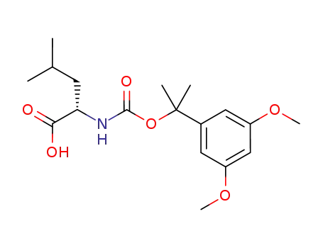 (S)-2-((((2-(3,5-Dimethoxyphenyl)propan-2-yl)oxy)carbonyl)amino)-4-methylpentanoic acid