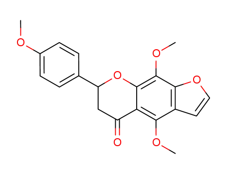5H-Furo[3,2-g][1]benzopyran-5-one,
6,7-dihydro-4,9-dimethoxy-7-(4-methoxyphenyl)-