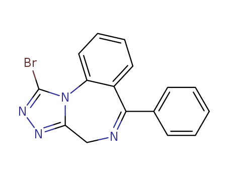 71368-69-9,4H-(1,2,4)Triazolo(4,3-a)(1,4)benzodiazepine, 1-bromo-6-phenyl-,