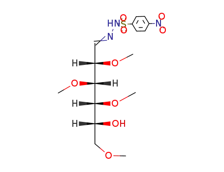2,3,4,6-Tetra-O-methyl-D-glucose-4-nitrobenzolsulfonylhydrazon