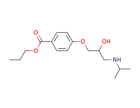 3-(4-Carbo-propoxy)-phenoxy-1-isopropylamino-2-propanol