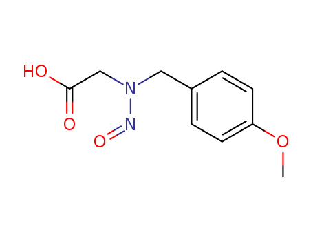 6951-21-9,2-[(4-methoxyphenyl)methyl-nitroso-amino]acetic acid,Glycine,N-(p-methoxybenzyl)-N-nitroso- (7CI); Glycine,N-[(4-methoxyphenyl)methyl]-N-nitroso- (9CI); NSC 54670