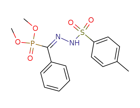 Molecular Structure of 39980-11-5 (Benzenesulfonic acid, 4-methyl-,
(2E)-[(dimethoxyphosphinyl)phenylmethylene]hydrazide)