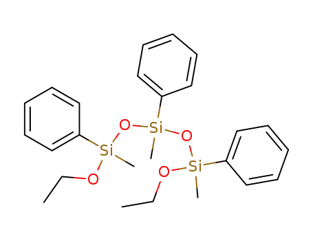 Molecular Structure of 4335-86-8 (Trisiloxane, 1,5-diethoxy-1,3,5-trimethyl-1,3,5-triphenyl-)