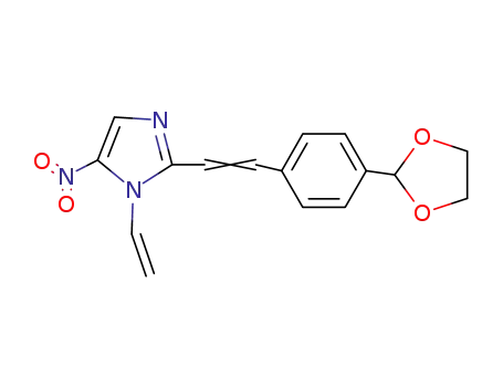 2-(4-[1,3]dioxolan-2-yl-styryl)-5-nitro-1-vinyl-1<i>H</i>-imidazole