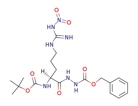 tert.-Butyloxycarbonyl-N<sup>ω</sup>-nitro-ω-arginin-benzyloxycarbonyl-hydrazid