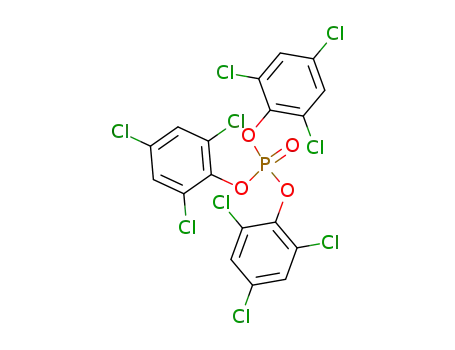 Molecular Structure of 3862-06-4 (Phenol, 2,4,6-trichloro-, phosphate (3:1))