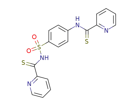 Molecular Structure of 110152-64-2 (<i>N</i>-(pyridine-2-thiocarbonyl)-sulfanilic acid-(pyridine-2-thiocarbonylamide))