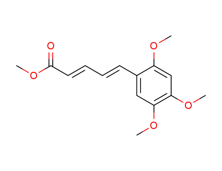 5<i>t</i>-(2,4,5-trimethoxy-phenyl)-penta-2<i>t</i>,4-dienoic acid methyl ester