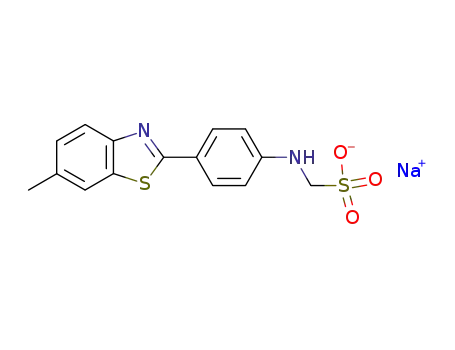 Molecular Structure of 32752-83-3 ([4-(6-methyl-benzothiazol-2-yl)-anilino]-methanesulfonic acid ; sodium-salt)