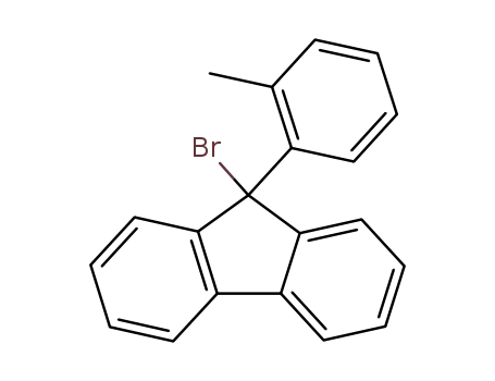 Molecular Structure of 88172-57-0 (9H-Fluorene, 9-bromo-9-(2-methylphenyl)-)