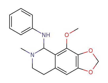(4-methoxy-6-methyl-5,6,7,8-tetrahydro-[1,3]dioxolo[4,5-<i>g</i>]isoquinolin-5-yl)-phenyl-amine